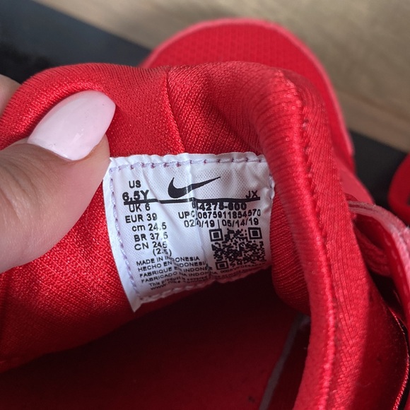 Nike hueraches red size 7 - Picture 3 of 4